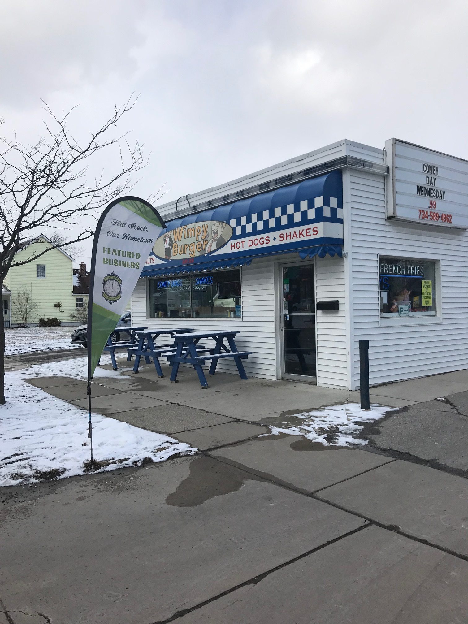 Wimpy Burger in Flat Rock. Flat Rock, Our Hometown